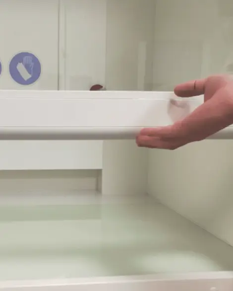 Capteur de position pour guillotine de sorbonne