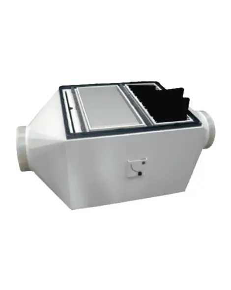 Caisson pour filtre à charbon actif + filtre poussière H14 HEPA