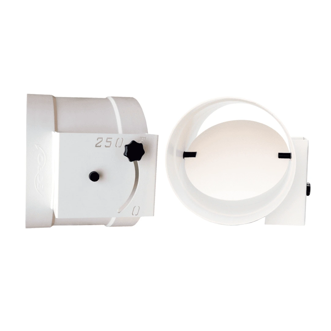 Registres manuels PVC et Acier