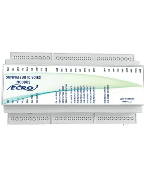 Sommateurs de débits analogiques | SOM-10RC ModBus